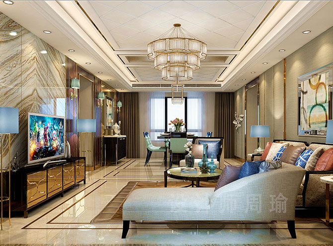 用大屌捅逼视频世纪江尚三室两厅168平装修设计效果欣赏